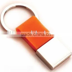 Custom Promotional High Quality PU Leather Keychain thumbnail-1