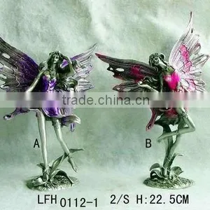 Metal Lovely Fairy Sculpture 0112 thumbnail-1