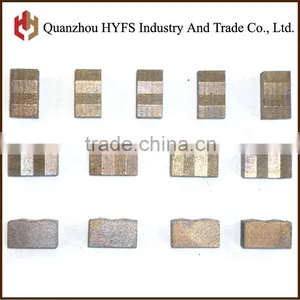 China Diamond Segment Cutting Granite Hard Stone Segment for India thumbnail-1