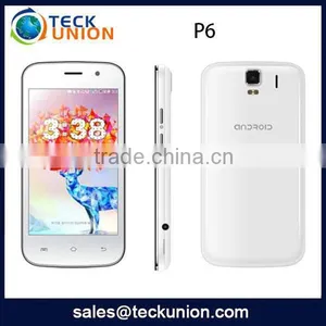 4inch Mobile Phone MTK6572 P6 Dual Camera Android4.4 3G Smart Phone thumbnail-3