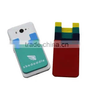 3m Sticker Silicone Smart Wallet,silicone Card Holder ,silicone Smart Phone Wallet thumbnail-6
