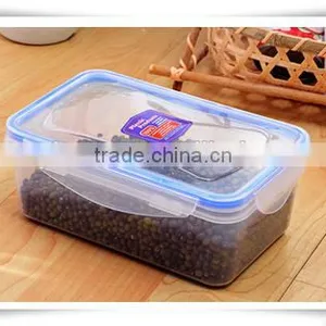 Food Grade 800ml Square Shape Plastic Food Storage Container Fd003 thumbnail-1