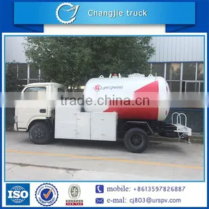 High Performance Dongfeng 4x2 Mini Lpg Tanker Transportation Truck thumbnail-1