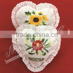 High Quality Flower Design Hand Embroidery Fragrant Bag Size 10x10cm thumbnail-3