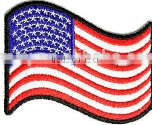 USA Small Flag Patch With Hook and Loop Backing thumbnail-4