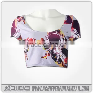 Wholesale Fashion Tank Top Spandex Cheerleading Uniforms thumbnail-2