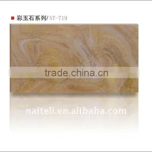 3 Star Hotel Lobby Decoration Translucent Polyester MDF Wall Panel thumbnail-1