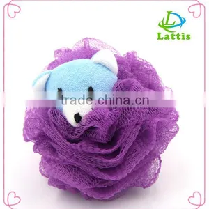 Colorful Shower Bath Ball Best Sale Kid Bath Mesh Ball Sponge Wholesale Animal Bath Sponge thumbnail-1