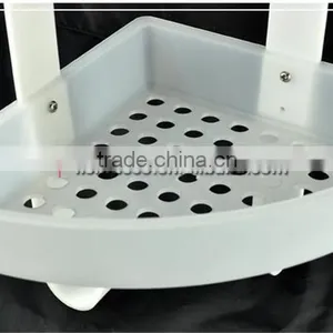 Two-double Triangle Style Multipurpose Plastic Shelves Plastic Storage Shelves thumbnail-4