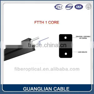 2016 Hot G657a LSZH Sheath 1F Outdoor Ftth Fiber Optic Cable thumbnail-1