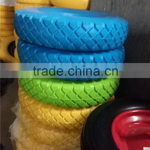High Quality pu Foam Wheel 4.00-8 pu Wheel thumbnail-2
