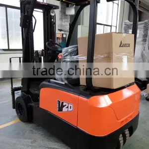 2 Ton Three Wheel Full Electric Forklift With Charger With Battery thumbnail-3