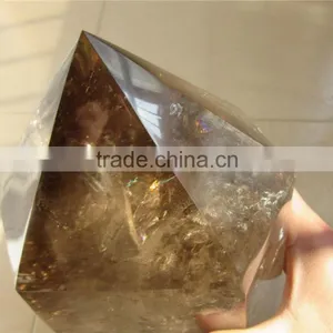 2015 Smoky Quartz Crystal Singing Hexagon Pyramids for Healing thumbnail-1