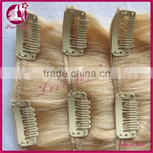 6A Brazilian Remy Virgin Human Hair and Straight Factory Price Clip in Hair Extension thumbnail-2
