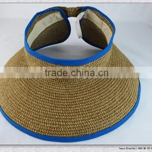 Fashion Design Wide Brim Visor Lady Hat Cheap thumbnail-1