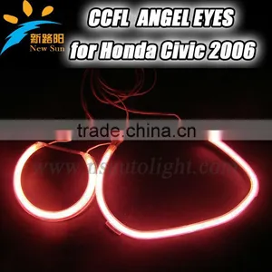 2014 Hot Sale Waterproof CCFL Angel Eyes Car Headlights Angel Eyes Ring for Honda 2006 Car Front Halo Ring Light thumbnail-1