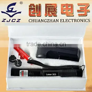 Hot Sale 532nm 303 Green Laser Pointer Adjustable Focal Length Laser Pen thumbnail-1