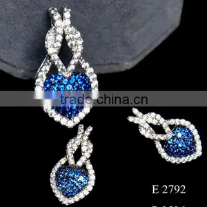 Fashion CZ Artificial Bridal Jewellery Set /Bridal Jewelry Set /18K Gold Jewelry Set thumbnail-4