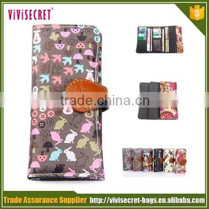 China OEM Online Famous Brands Flower Print School Girl Document Wallet thumbnail-5