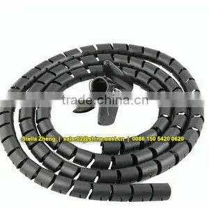 Computer Cable Protect Management / Cable Tidy / Cable Zipper / Cable Cover Extrusion Machine Production Line thumbnail-3