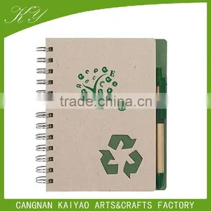 Custom Paperboard Spiral Notebook Recycle Eco thumbnail-2