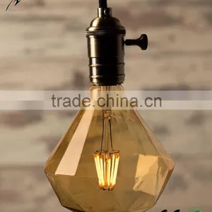 New Design D95 Led Bulb 3W Led Filament Light Bulb E27 Diamond Vintage Light Bulb thumbnail-1