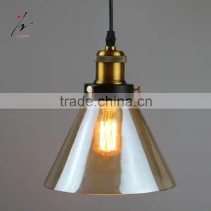 Hot Sell Vintage Wall Lamp Retro Clear Glass Shade Edison Pendant Light With CE thumbnail-4