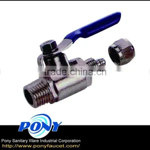 High Quality Taiwan Made Brass Cock Pipe Fitting Connector thumbnail-1