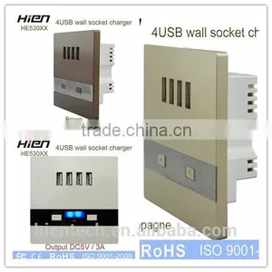 New Product Universal USB Wall Outlet Universal Electric Receptacles Wall Socket With USB Port Power Outlet thumbnail-5
