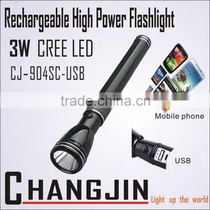 Power Display Flashlight Aluminum Alloy Led Flashlight Multimode Rechargeable Flashlight thumbnail-2