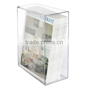 Clear Acrylic Magazine Box thumbnail-1