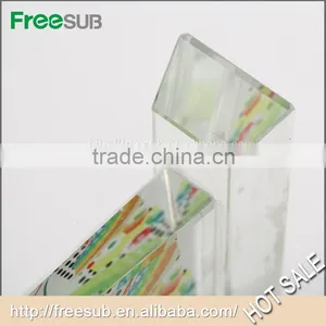 Wholesale L120*H185*W40mm Three-D Cup Blank Sublimation 3d Picture Frames Crystal Trophy thumbnail-6