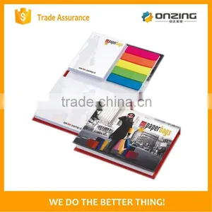 Custom Sticky Memo Notes Pad Assorted as a Book With Hard Cover thumbnail-1