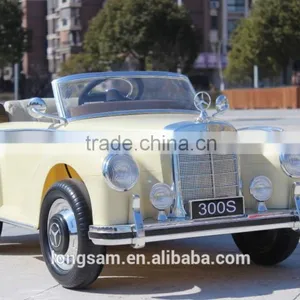 Kids Toy Car Old Classic Mercedes Licensed Ride On thumbnail-3