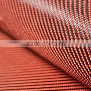 Carbon Kevlar Fabric Mixed Weave Fabric 200g/m2 Blue Aramid Carbon Woven Cloth thumbnail-5
