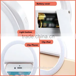 Selfie Ring Light,Portable Smartphone Selfie Mini LED Flash, Selfie Light for All of Mobile thumbnail-4