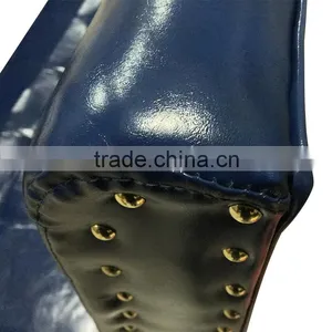 Custom Made English Style Leather Booth Sofa Seat Furnuture Used for Restaurant Cafe Furniture thumbnail-4