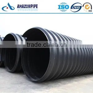 Hot-sale DN1200 PE Steel Belt Reinforced Corrugated Hdpe Pipes thumbnail-1