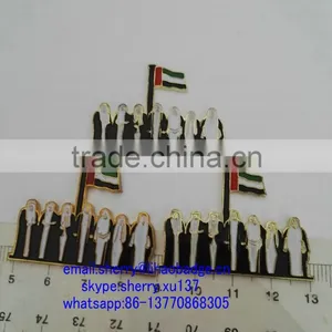 UAE National Day Gifts Uae Flag Lapel Pin Badge,UAE Badge With Magnet thumbnail-4