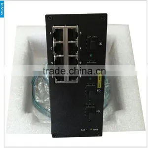Tunnel Traffic 4x1000M FX(SFP Slot) to 8x10/100MBase TX PoE Gigabit Managed Industrial Ethernet Switch Broadcom Progr thumbnail-2