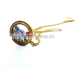 Brushed Gold Heirloom Locket Custom thumbnail-1