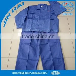 Wholesale 100% Cotton Long Sleeve Factory Uniforms Protective Workwear thumbnail-1