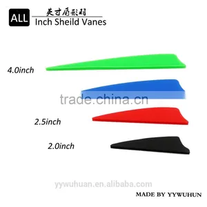 2.5inch Shield Arrow Vane, Fletching With Different Colors of Arrow Vanes thumbnail-3