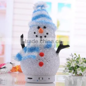 Promotional Gift Lovely Portable Bluetooth Doll Speaker, Handsfree Cute Snowman Doll Bluetooth Speaker for Kids thumbnail-1