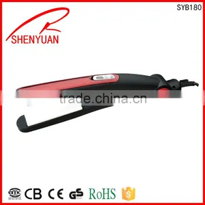 Professional Straightening Irons Hair Straightener Ceramic Plate Mini Black Styling Tools Fast Heat Up thumbnail-1