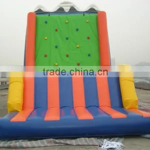 New Pvc Inflatable Water Rock Climbing Wall With Slide thumbnail-1