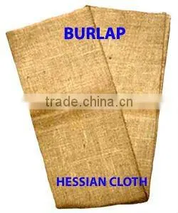 Natural Plain Knitted Biodegradable 100% Hessian Jute Cloth thumbnail-1