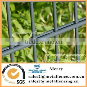 25X200 Double Wire Fence Panel Welded Wire Fence Panel thumbnail-1