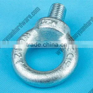 China Factory Price Drop Forged Galvanized Eye Bolt and Nut With Screw thumbnail-1