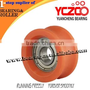Small Nylon Roller With Carbon Bearing/wardrobe Door Pulley Wheel thumbnail-1